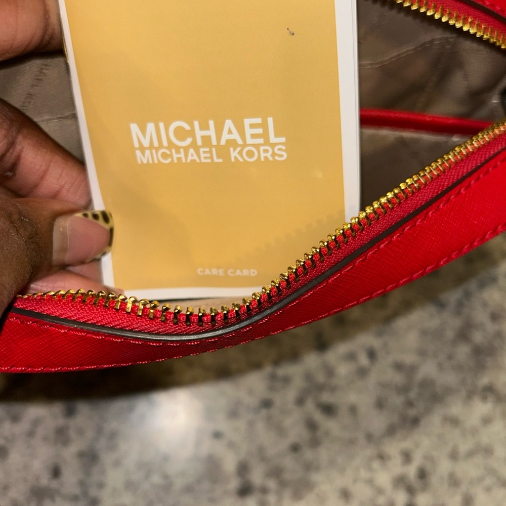 Michael Kors Red Crossbody Bag - Picture 4 of 4